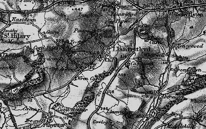 Old map of Llantrithyd in 1897