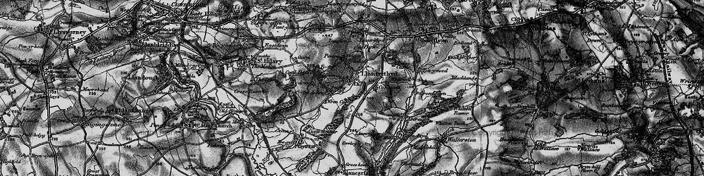 Old map of Llantrithyd in 1897