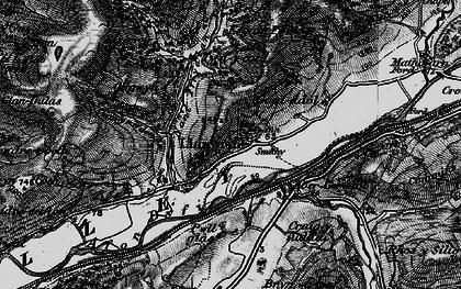 Old map of Aber-Ffrydlan in 1899