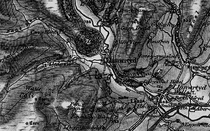 Old map of Llanwrtyd in 1898