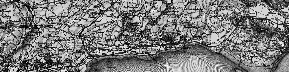 Old map of Aberkin in 1899