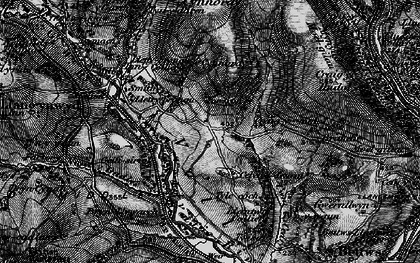 Old map of Brynllywarch in 1897