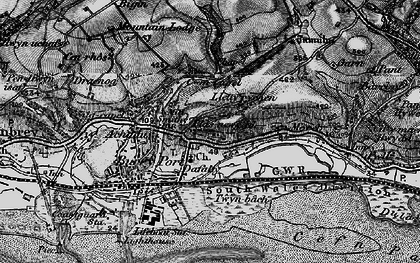 Old map of Llettyrychen in 1896