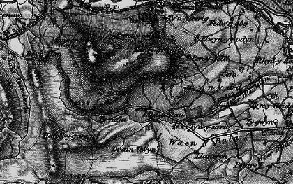 Old map of Aberderfel in 1899
