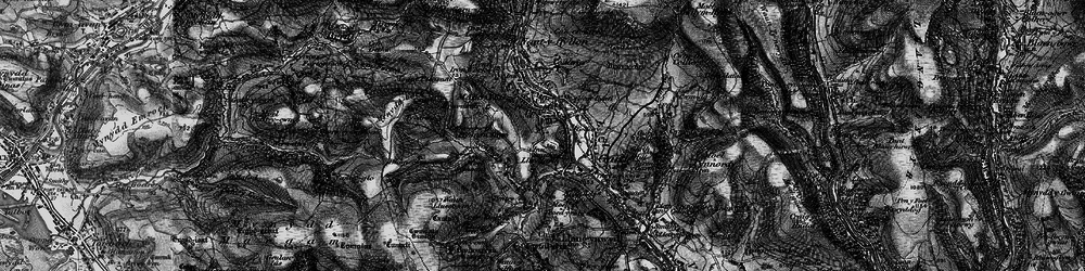 Old map of Blaen-cwmcerwyn in 1897