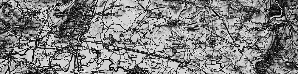 Old map of Llwyn-y-go in 1899