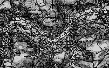 Old map of Llwynmawr in 1897