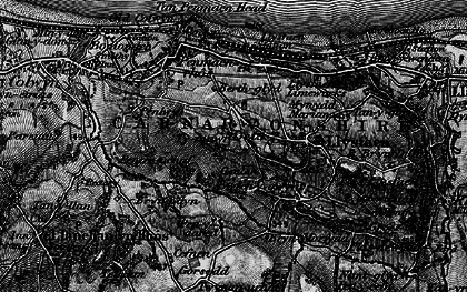 Old map of Llysfaen in 1899