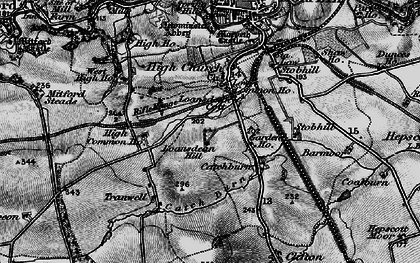Old map of Loansdean in 1897