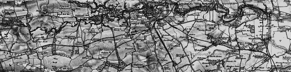 Old map of Loansdean in 1897