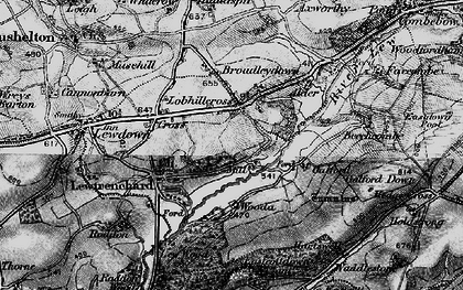 Old map of Lobhillcross in 1895