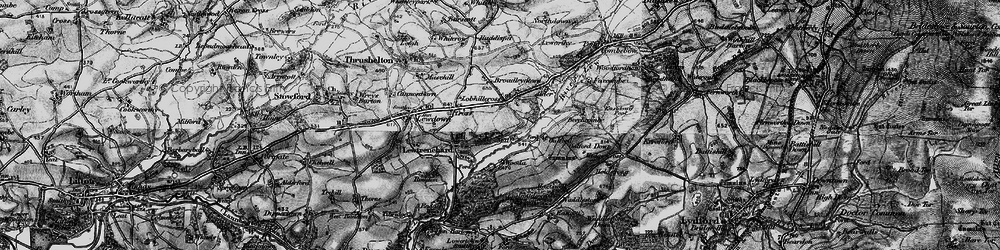 Old map of Widdacombe in 1895