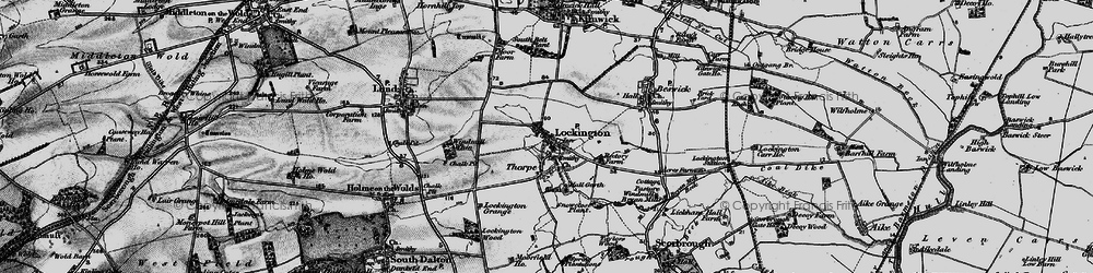 Old map of Windmill Whin in 1898