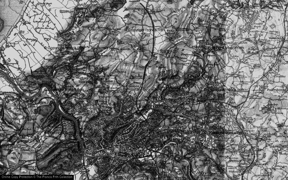 Old Map of Lockleaze, 1898 in 1898