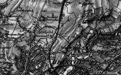 Old map of Lockleaze in 1898
