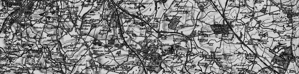 Old map of Lode Heath in 1899