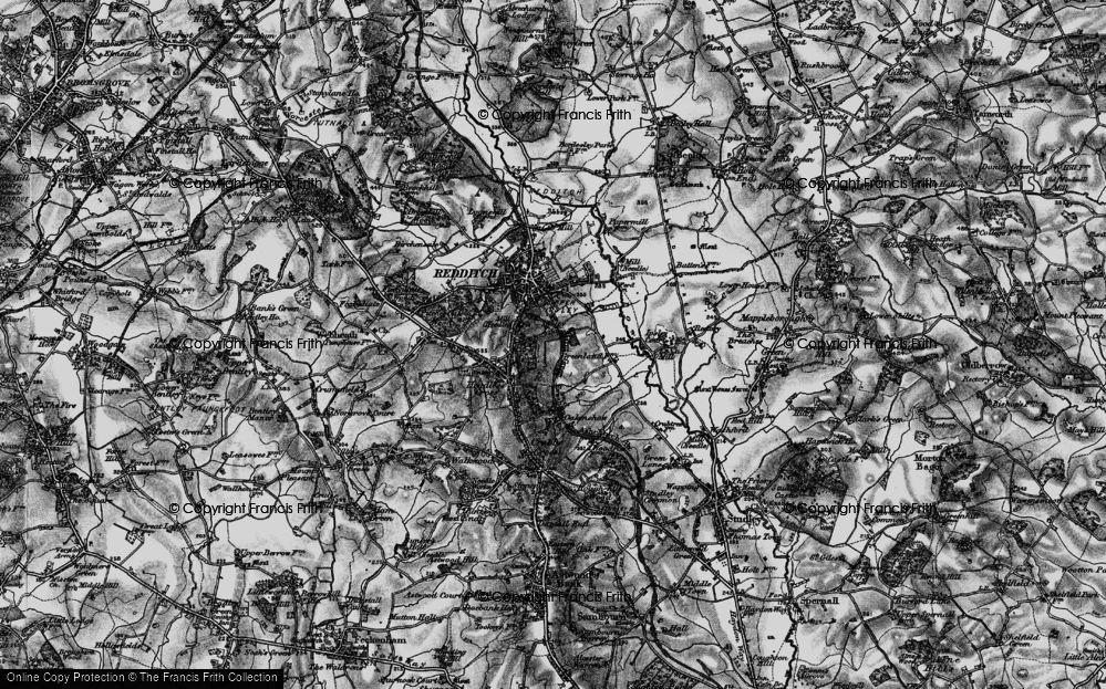 Old Map of Lodge Park, 1898 in 1898