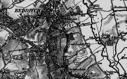 Old map of Lodge Park in 1898