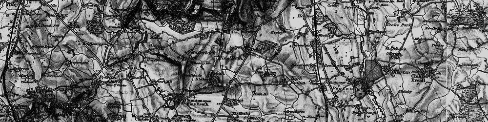 Old map of Lodgebank in 1899