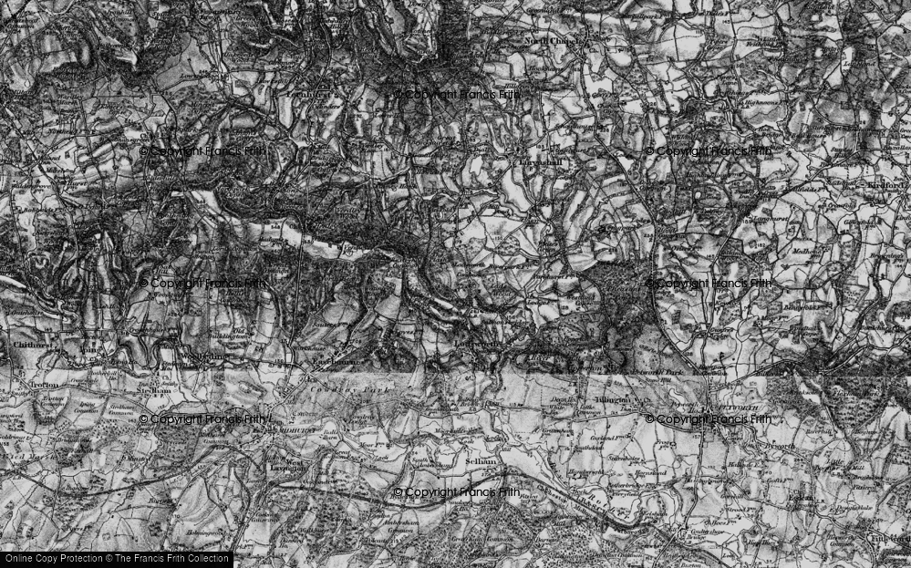 Old Map of Lodsworth Common, 1895 in 1895