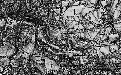 Old map of Lodsworth Common in 1895