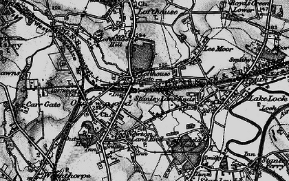 Old map of Lofthouse Gate in 1896