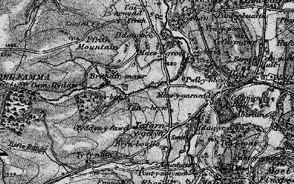 Old map of Loggerheads in 1897