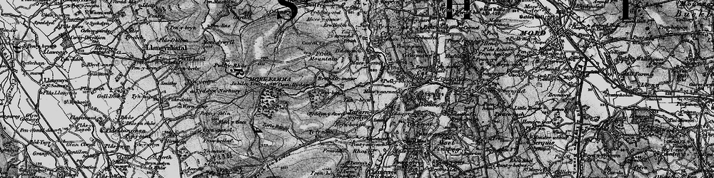 Old map of Loggerheads in 1897