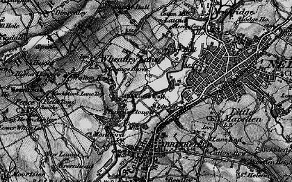Old map of Lomeshaye in 1898