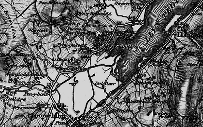 Old map of Lôn in 1899