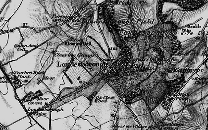 Old map of Londesborough in 1898