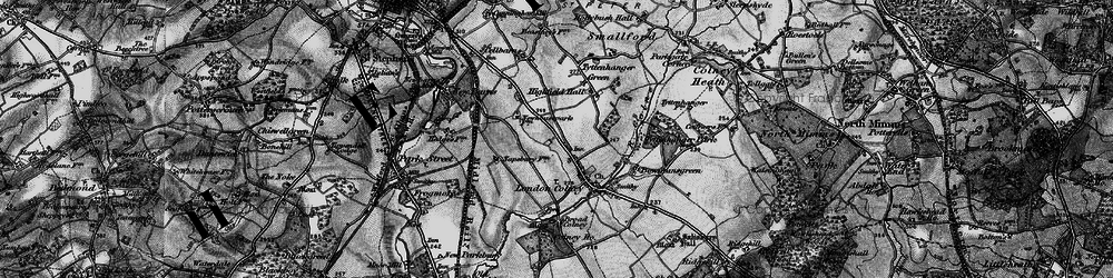 Old map of London Colney in 1896