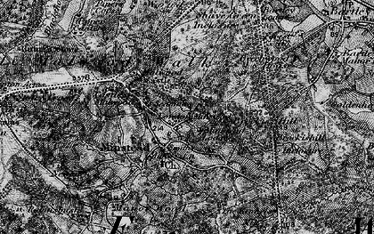 Old map of Brockishill Inclosure in 1895