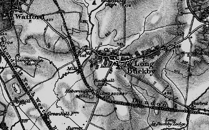 Old map of Long Buckby in 1898