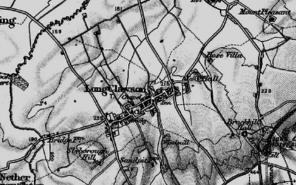Old map of Long Clawson in 1899