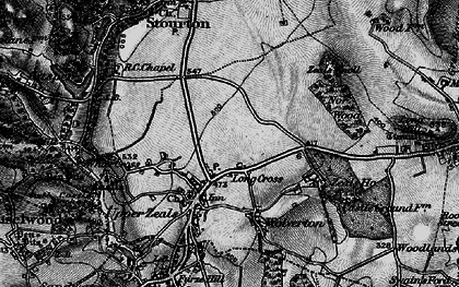 Old map of Long Cross in 1898