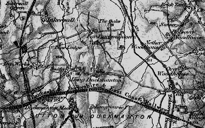 Old map of Long Duckmanton in 1896
