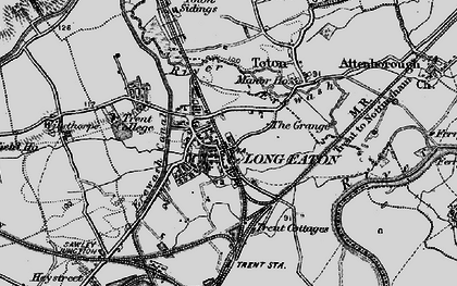 Old map of Long Eaton in 1895