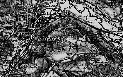 Old map of Long Lee in 1898