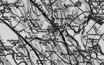 Old map of Long Marton in 1897