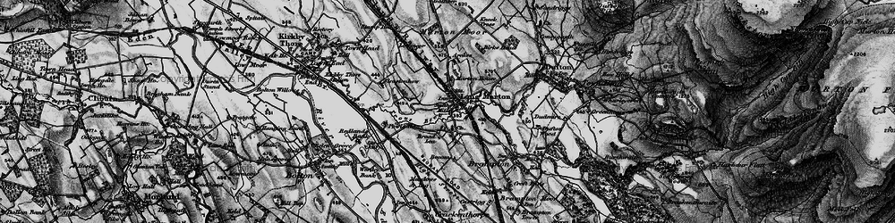 Old map of Long Marton in 1897