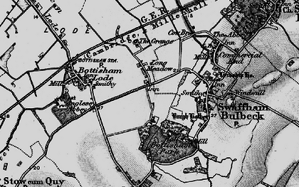 Old map of Long Meadow in 1898