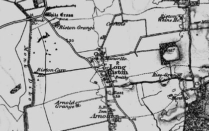 Old map of Long Riston in 1897