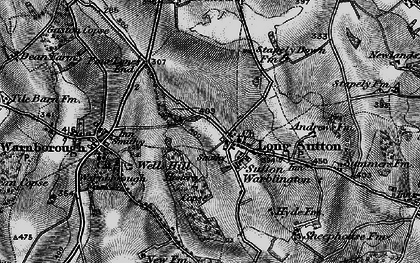 Old map of Long Sutton in 1895