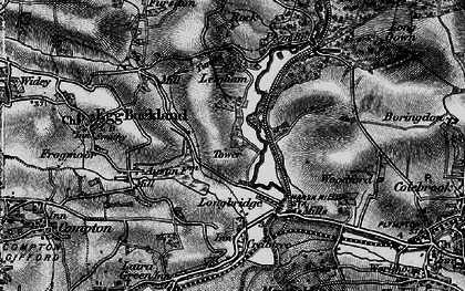 Old map of Longbridge in 1898