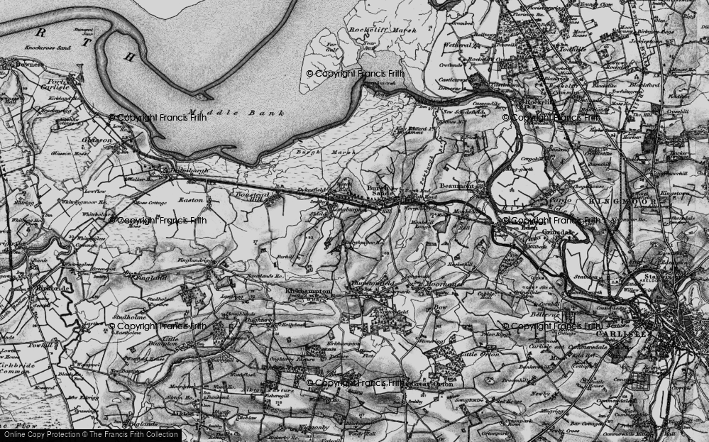 Old Map of Longburgh, 1897 in 1897