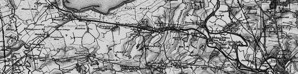 Old map of Longburgh in 1897