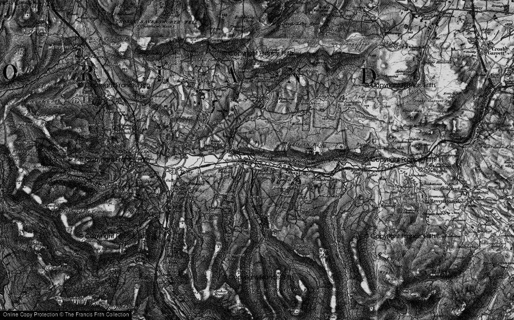 Old Map of Longdale, 1897 in 1897