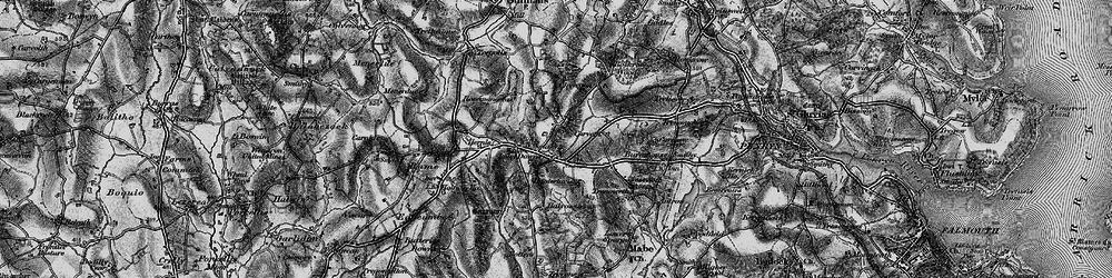 Old map of Longdowns in 1895