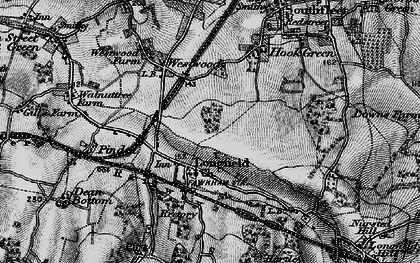 Old map of Longfield in 1895
